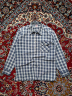 Vintage LEVI'S Blue Checked Cotton Shirt - L