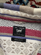 LEE Regular Fit Multicolor Southwestern Striped Shacket - M
