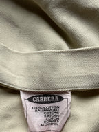 Carrera Cream Heavy Cotton Twill Western Snap Shirt - XL