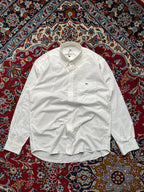 Lacoste White Button Down Shirt - L