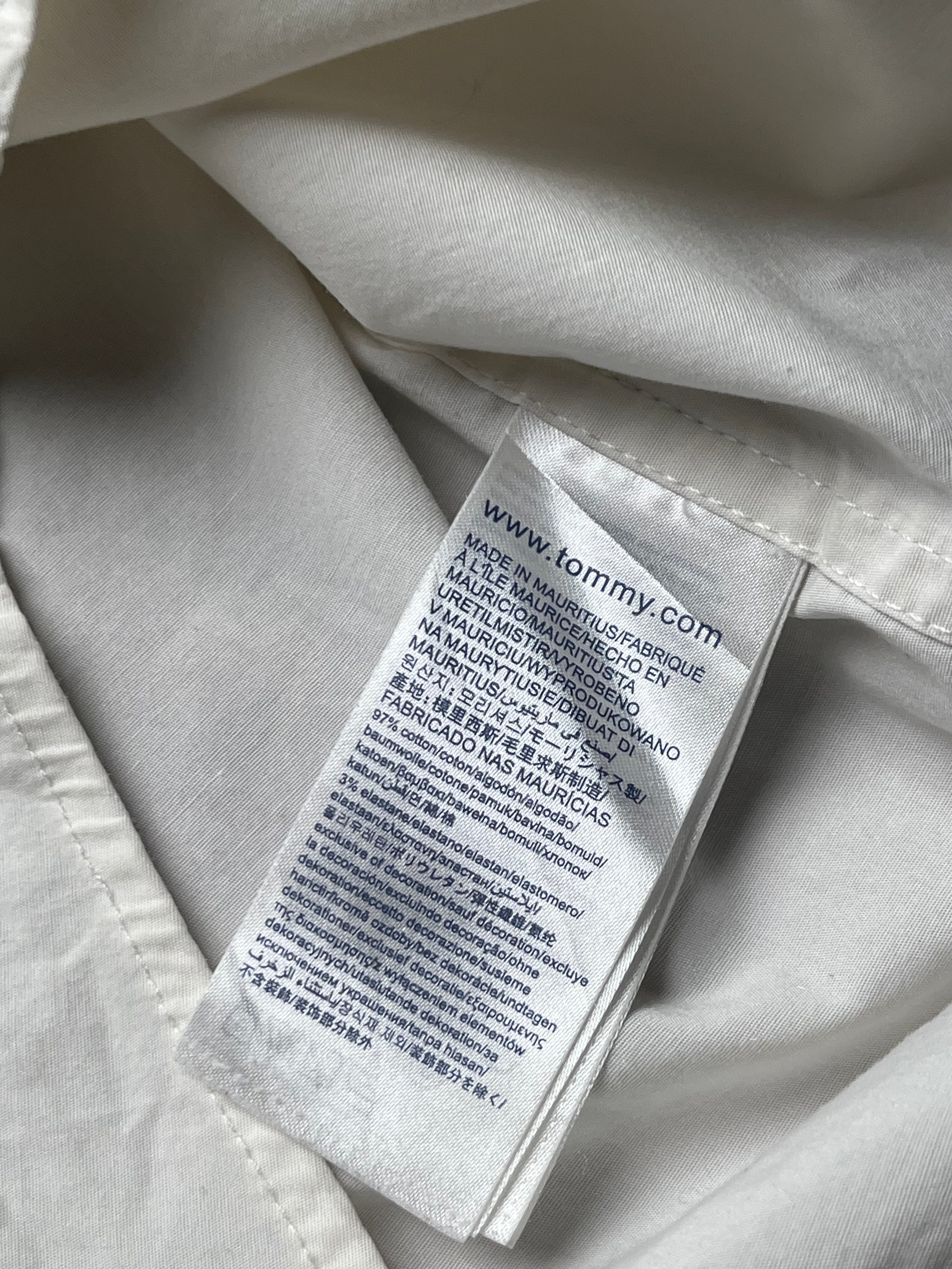 Tommy Hilfiger Denim White Slim Fit Button Down Shirt - M
