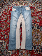 Angelo Litrico Two Tone Canvas Panel Jeans - 36