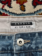 Angelo Litrico Two Tone Canvas Panel Jeans - 36