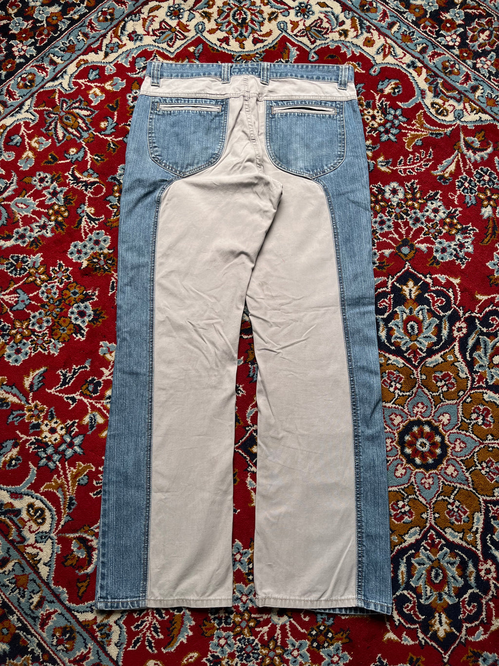 Angelo Litrico Two Tone Canvas Panel Jeans - 36