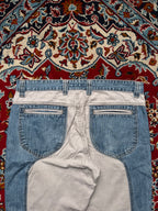 Angelo Litrico Two Tone Canvas Panel Jeans - 36