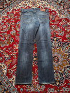 G-Star Raw 3301 Straight Fit Indigo Blue Washed Jeans - 36