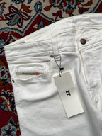 Diesel Trouleg White Bootcut Jeans - 34