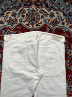 Diesel Trouleg White Bootcut Jeans - 34