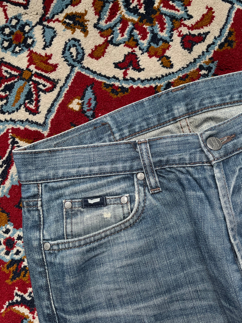 GAS Memphis Medium Washed Straight Fit Jeans - 30