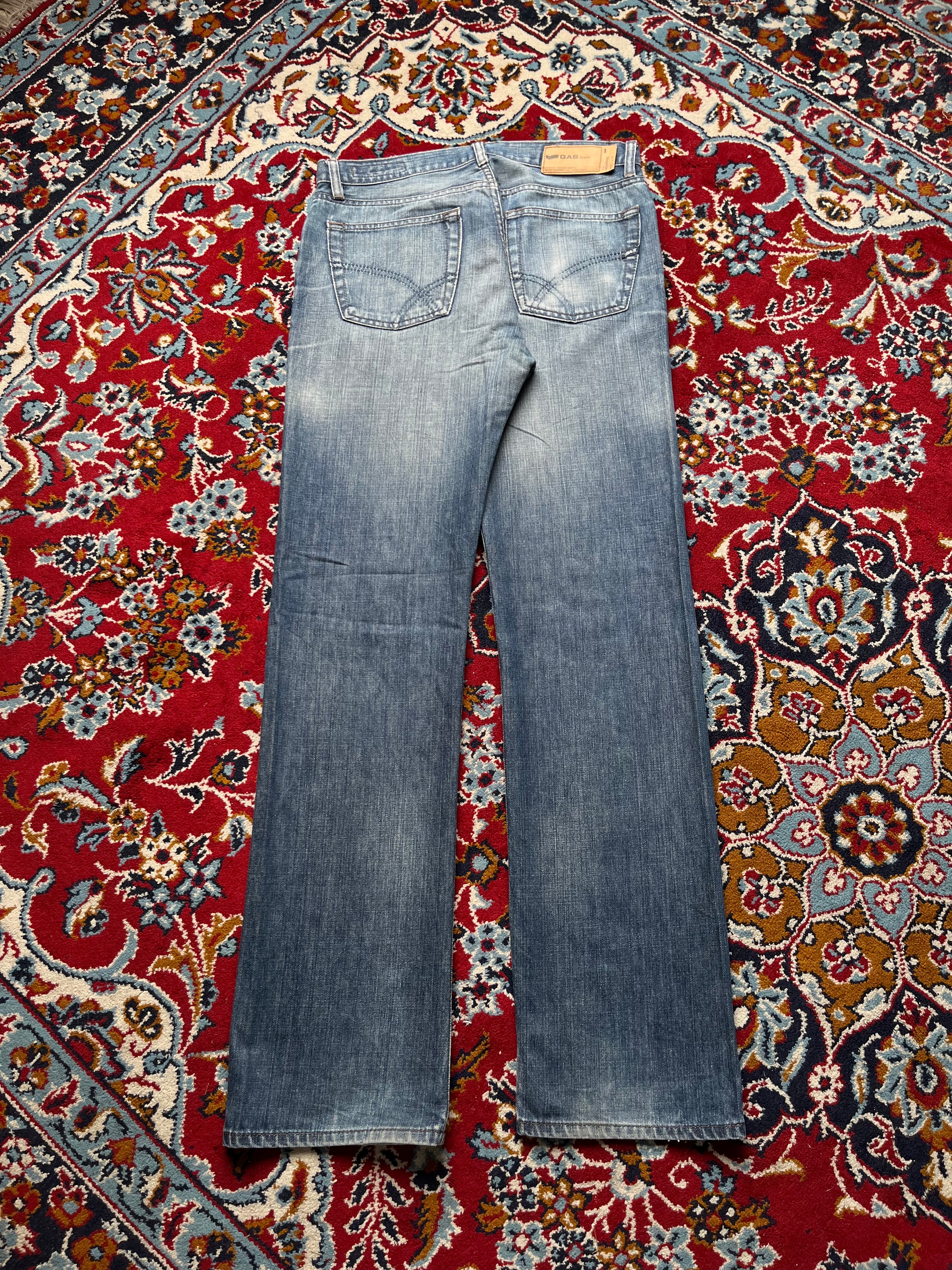 GAS Memphis Medium Washed Straight Fit Jeans - 30