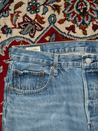 Levi's 501 Premium Original Fit Light Washed Jeans - 34