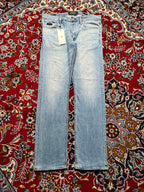 Superdry Vintage Officer Straight Fit Light Washed Jeans - 36