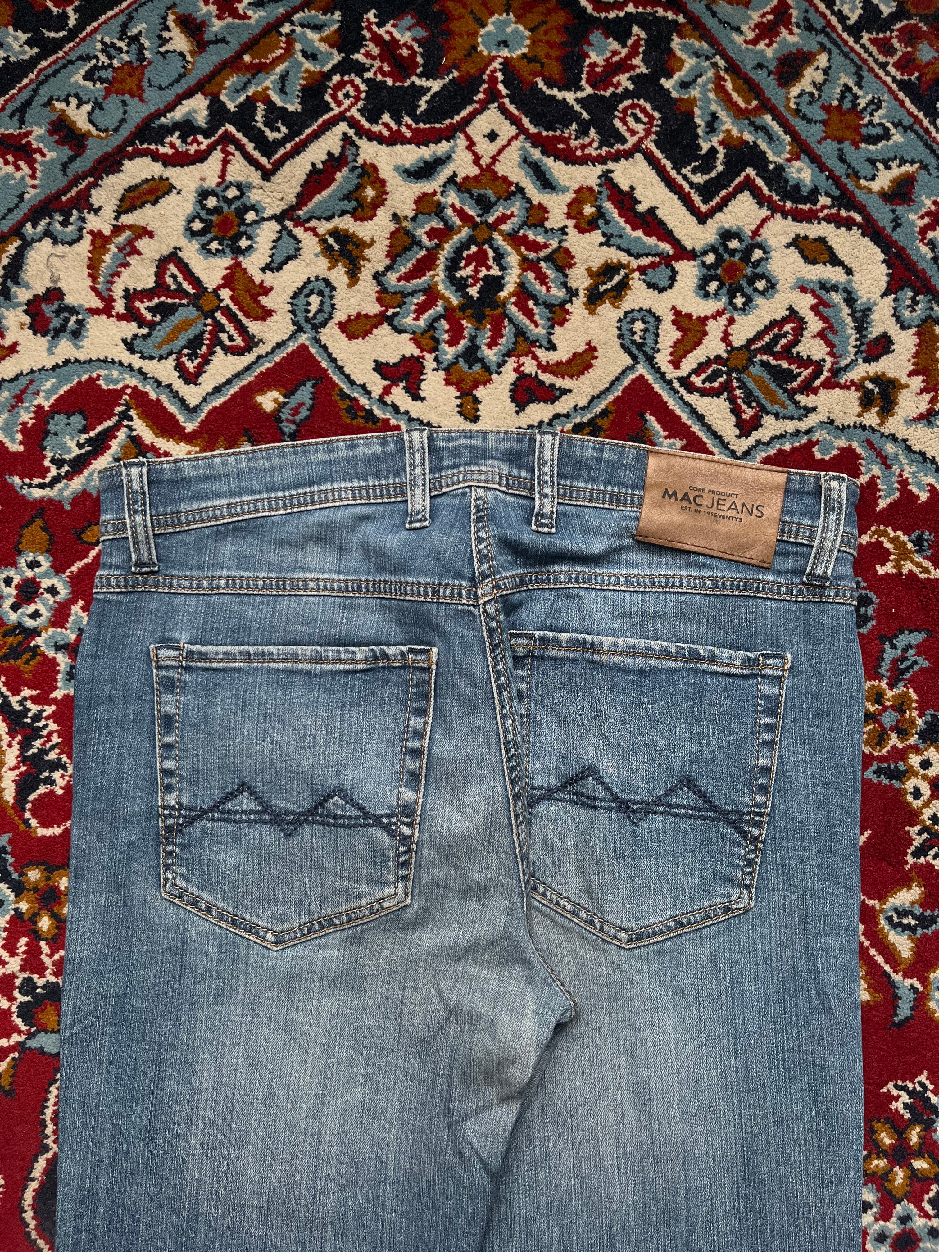 MAC Arne Modern Fit Light Washed Jeans - 34