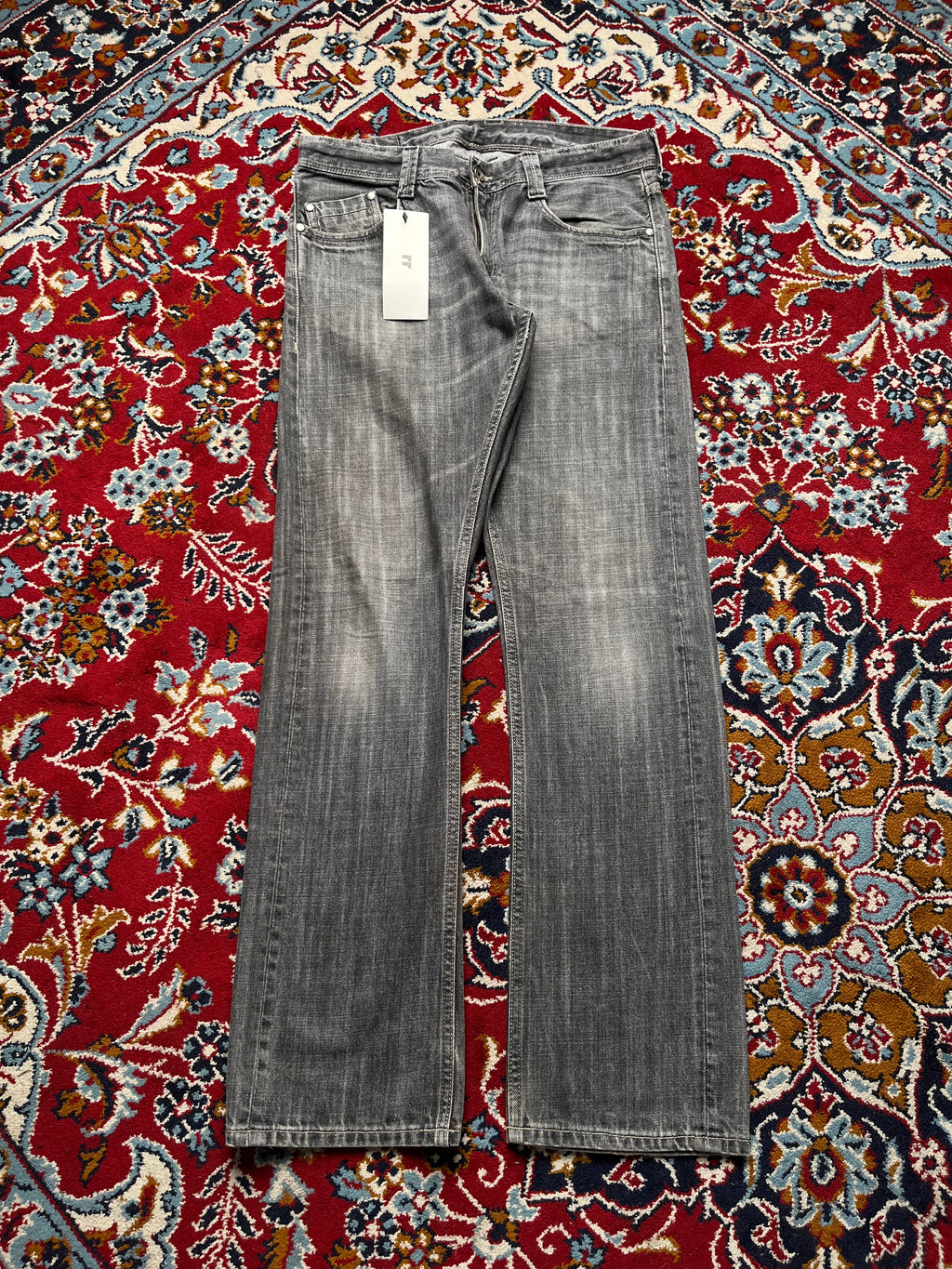 Mustang Vintage Grey Washed Bootcut Jeans - 32