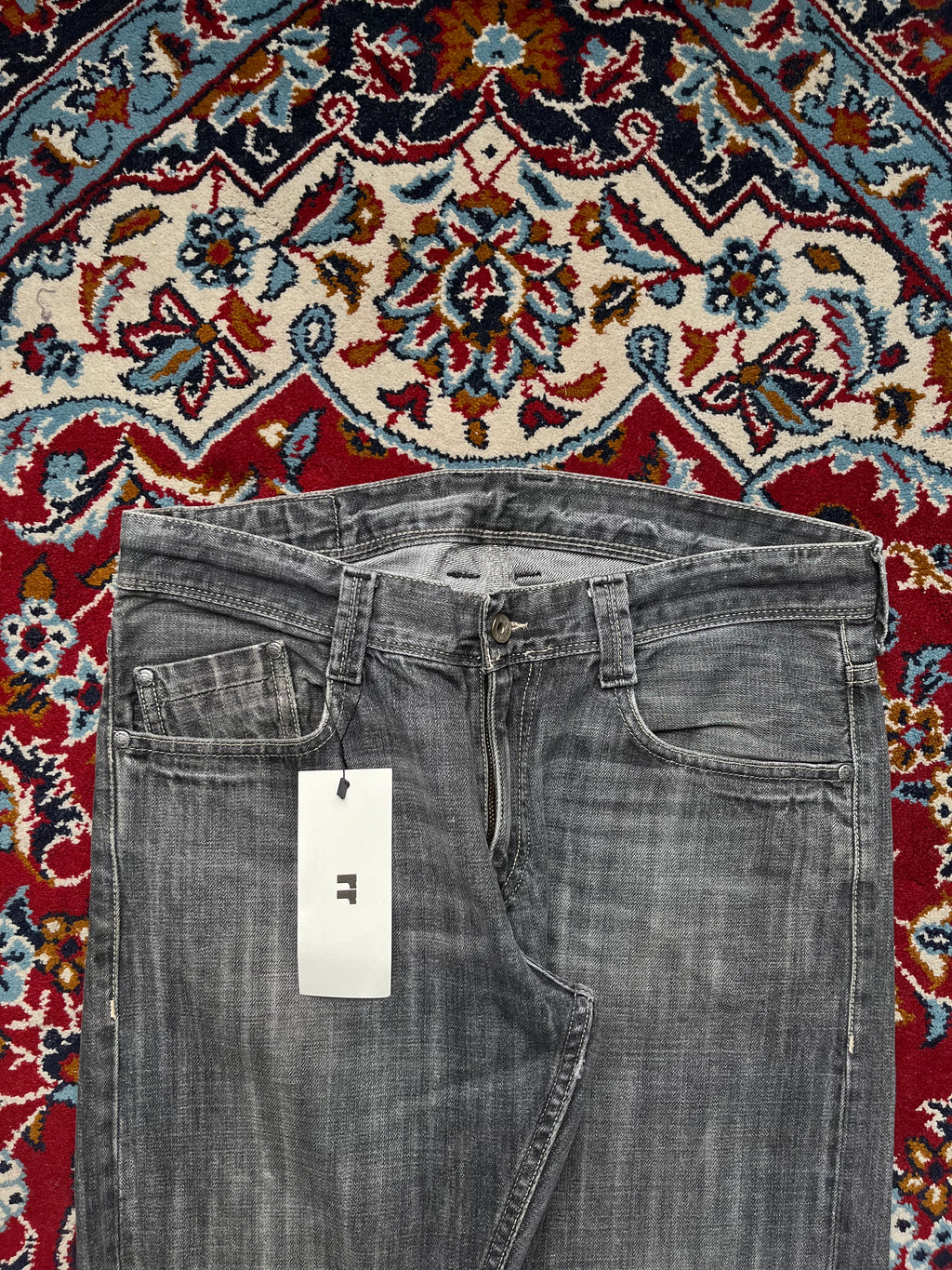 Mustang Vintage Grey Washed Bootcut Jeans - 32