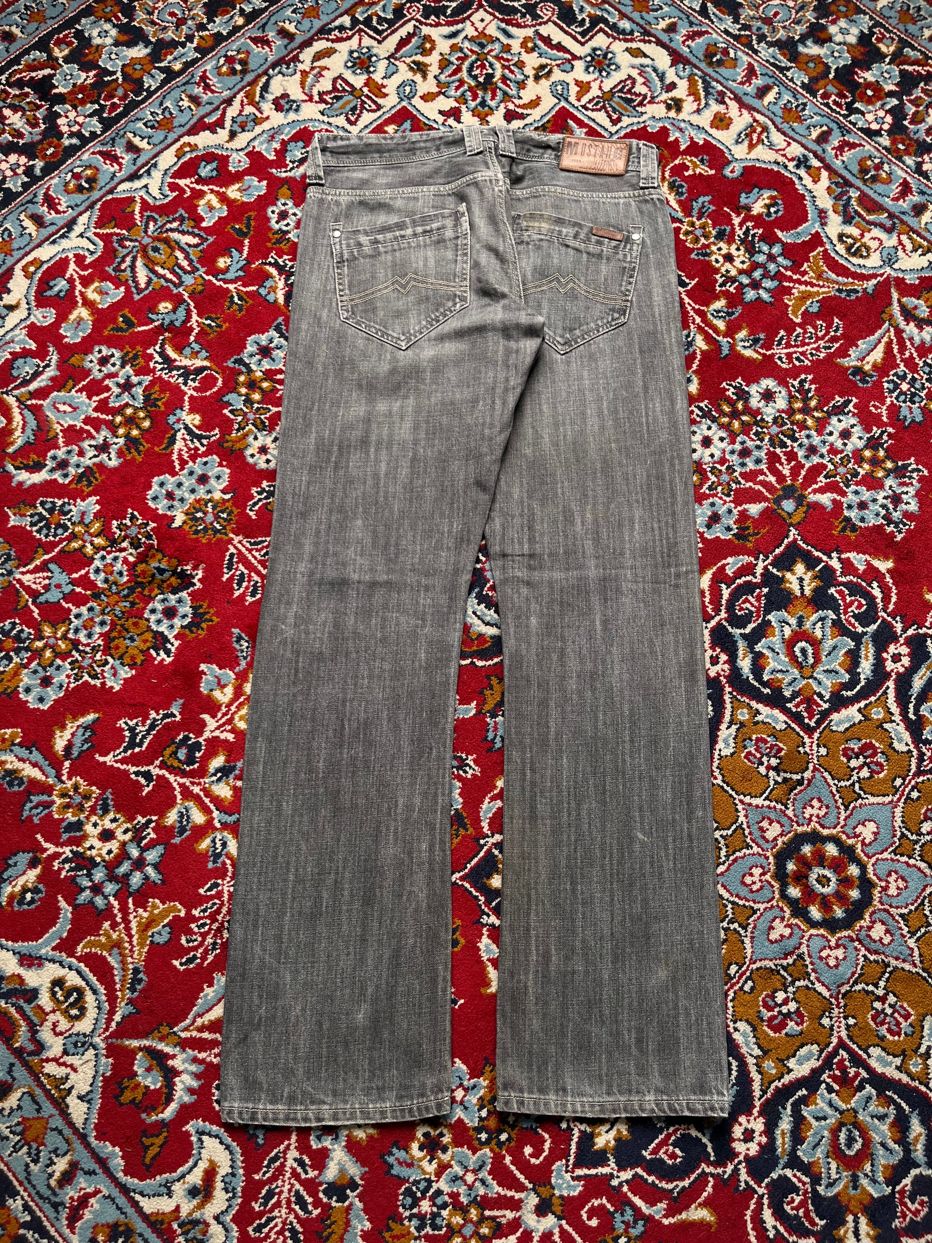 Mustang Vintage Grey Washed Bootcut Jeans - 32