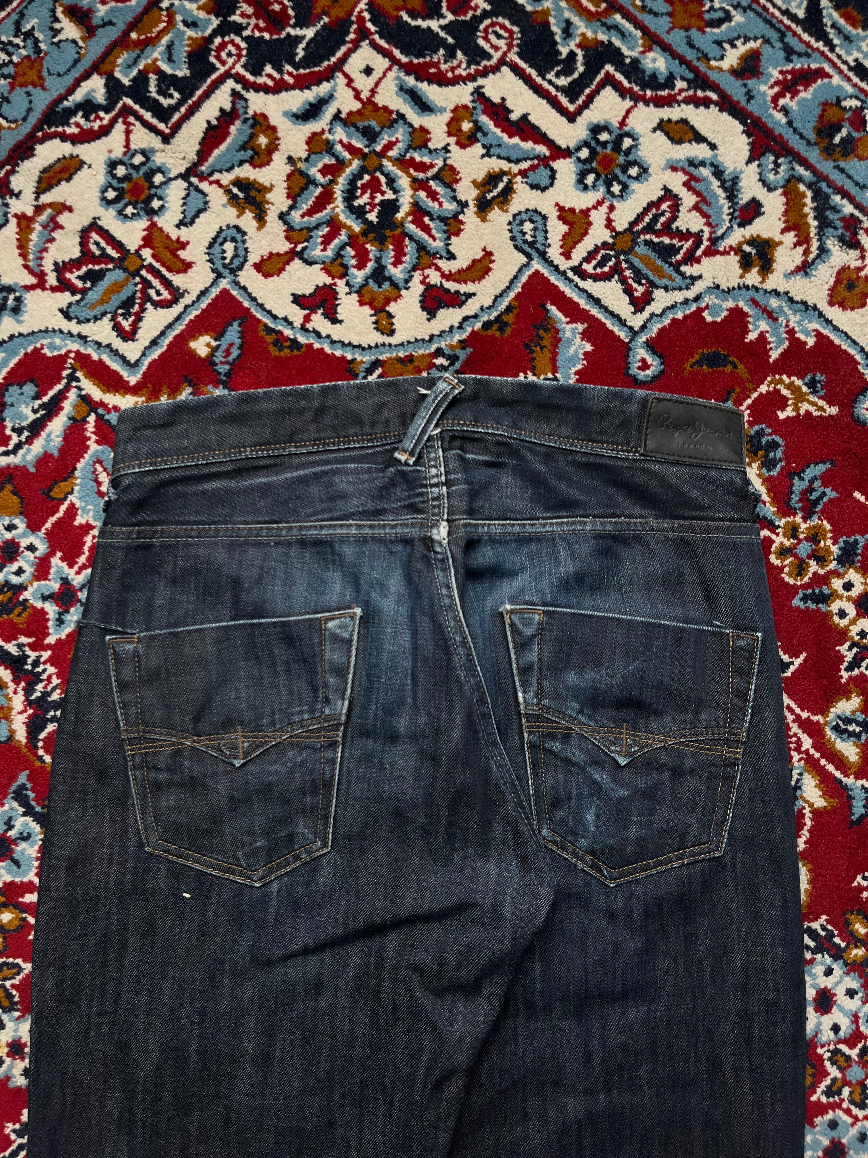 PEPE JEANS LONDON Dark Washed Straight Fit JEANS - 30