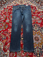G-STAR RAW 3301 Straight Fit Dark Washed JEANS - 36