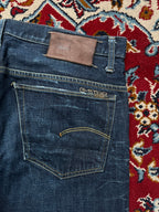 G-STAR RAW 3301 Straight Fit Dark Washed JEANS - 36