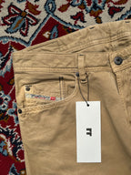 DIESEL Waykee Beige Tan Straight Fit JEANS - 32