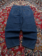 Boohooman Dark Washed Baggy Fit JEANS - 32