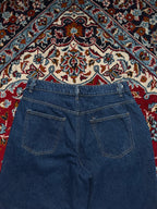 Boohooman Dark Washed Baggy Fit JEANS - 32