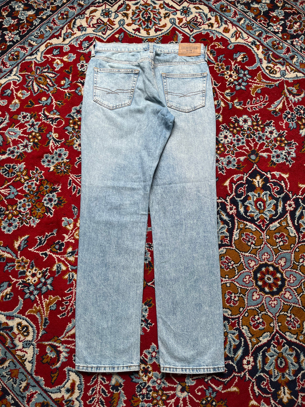 Signature by Levi Strauss & Co. Gold Label Athletic Fit Light Washed Jeans - 30