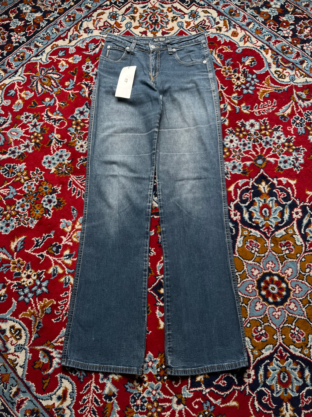 ARMANI JEANS J05 Series Indigo Comfort Fit Faded Blue JEANS - 28