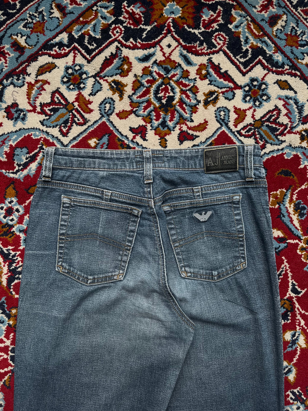 ARMANI JEANS J05 Series Indigo Comfort Fit Faded Blue JEANS - 28