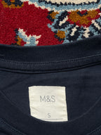 M&S Marks & Spencer Navy Blue Long Sleeve Shirt - M