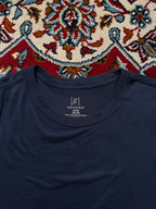GEORGE Navy Crew Neck TEE - XL