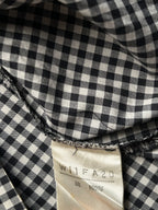 WONDERFUL WORLD KANEKO ISAO Black White Check Dress - L