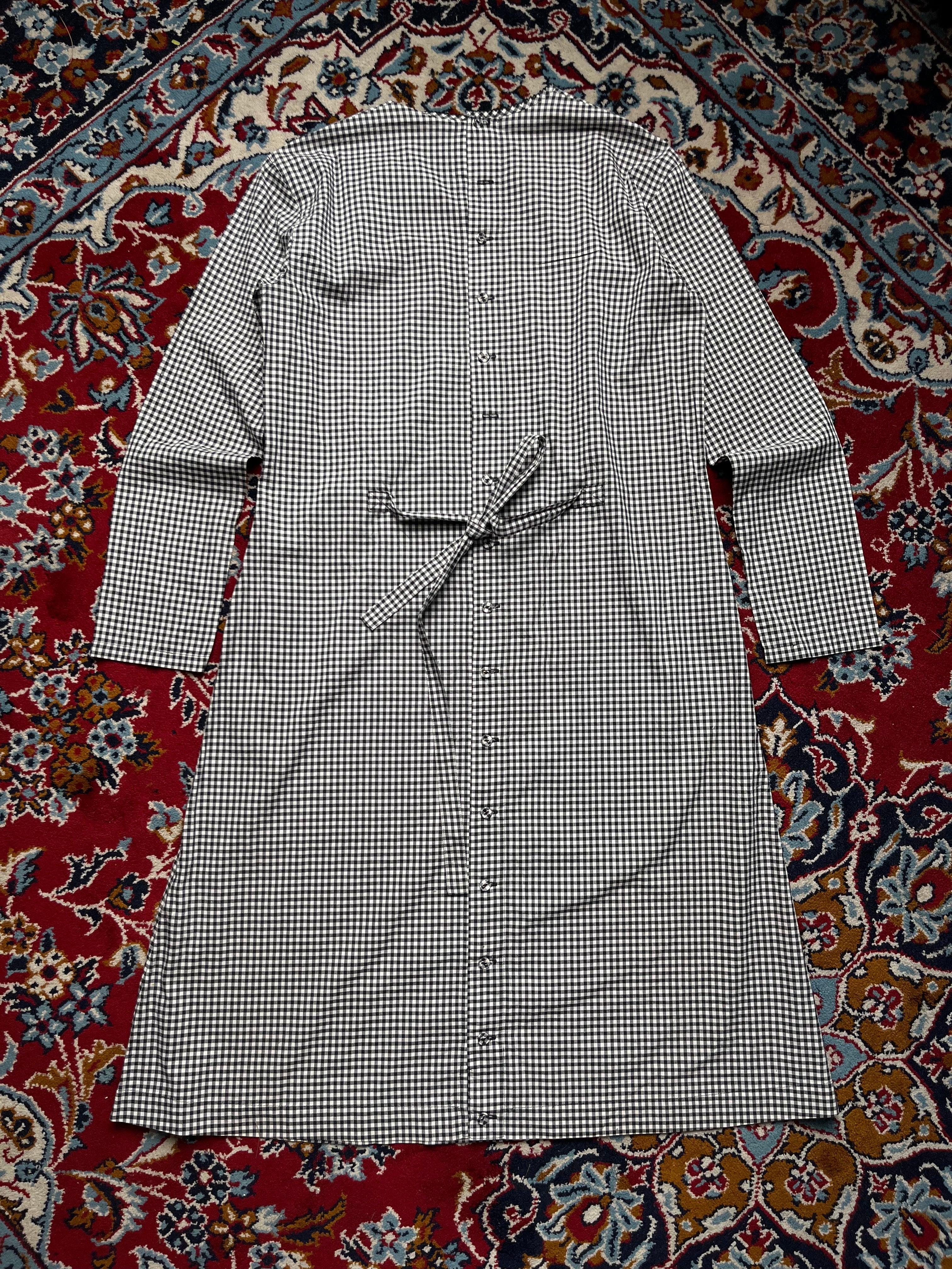 WONDERFUL WORLD KANEKO ISAO Black White Check Dress - L