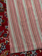 Vintage Vertical Striped Sleeveless Dress - M