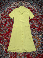 Vintage Femina AIRY Green Check Dress - M