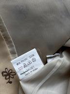 Vintage Japanese Floral Ditsy Beige Dress - M