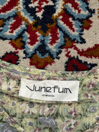 Junefum ONWARD Vintage Japanese Floral Puff Dress - M