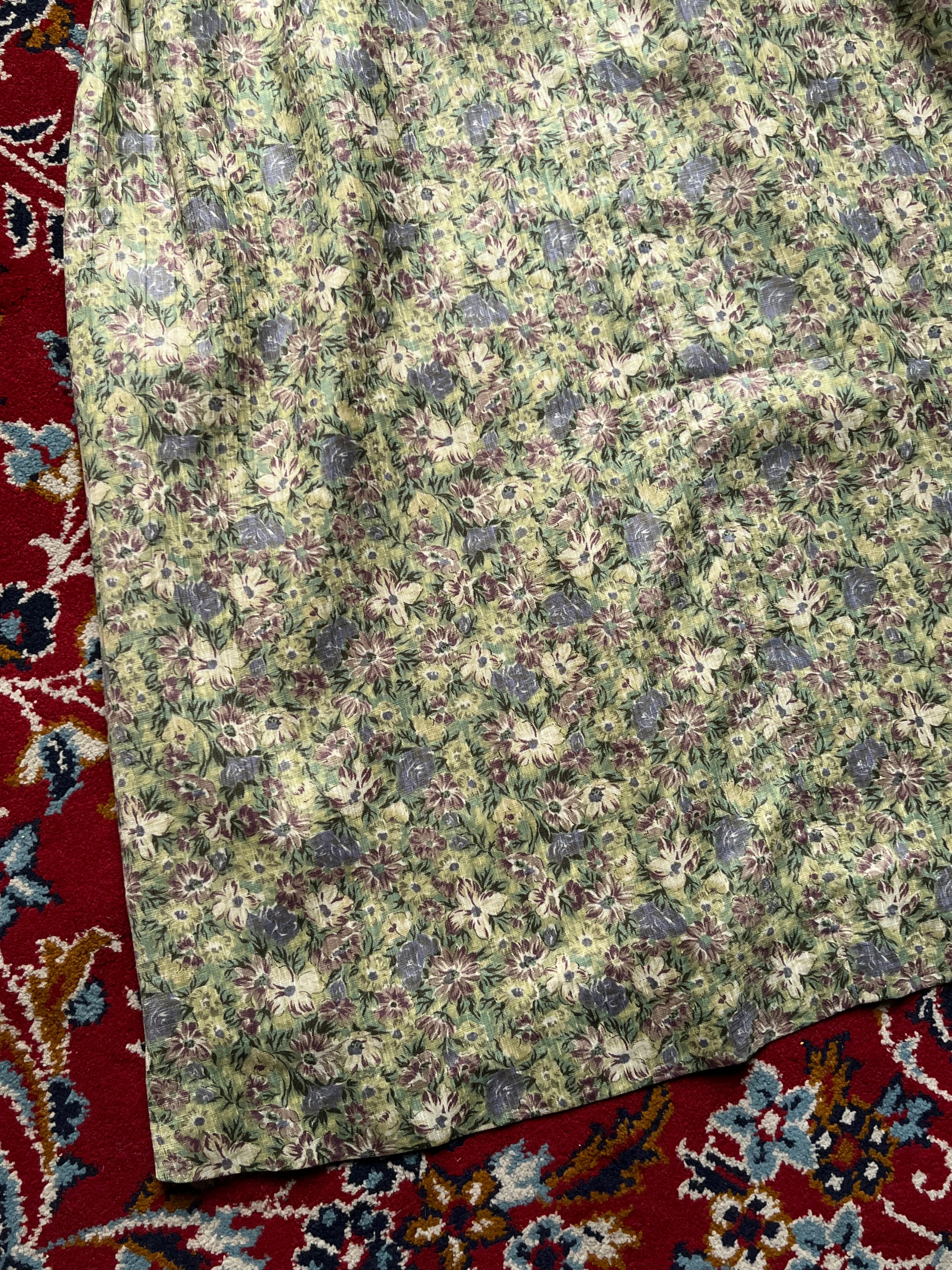 Junefum ONWARD Vintage Japanese Floral Puff Dress - M