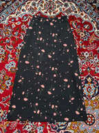 VANT Vintage Floral Print BLACK Skirt - 24