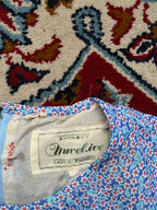 Vintage Nuvelive Ditsy Floral Print Sleeveless Dress - S