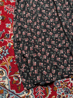 INGNI Black Floral Print Button Front Dress - M