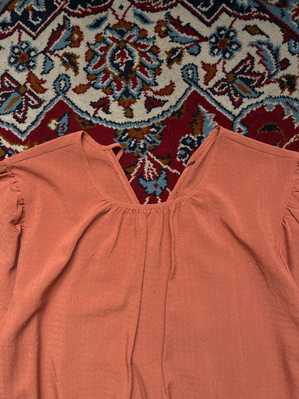 majestic legon Terracotta Mauve Pink Dress - L