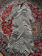 Vintage Simon Ellis London Zebra Stripe Dress - S