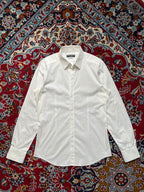 Dolce & Gabbana Gold Line White Cotton Button Down Shirt - M