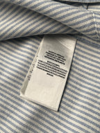 Polo Ralph Lauren Blue White Stripe Cotton WOMEN Button Down Shirt - M