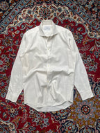 Charles Tyrwhitt White Non-Iron Extra Slim Fit Button Down Shirt - L