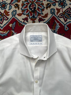 Charles Tyrwhitt White Non-Iron Extra Slim Fit Button Down Shirt - L