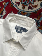 Vintage Polo Ralph Lauren Yarmouth White Oxford Button Down Shirt - XL