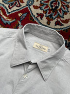 Vintage Valentino Uomo Light Grey Button Down Shirt - L