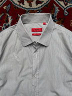 HUGO Boss Slim Line Striped Button Down Shirt - M